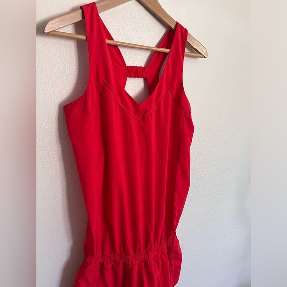 Lululemon Speedy Runsie in Red Romper - Picture 2 of 10